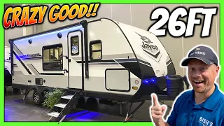 Ideal Couple's Layout PERFECT for Half Tons! 2024 Jay Feather 21MML Travel Trailer