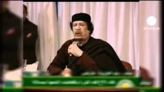 Defiant Gaddafi addresses the nation