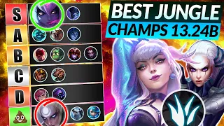 NEW JUNGLE Champions TIER LIST (Best Champs to MAIN) - LoL 13.24b Meta Guide