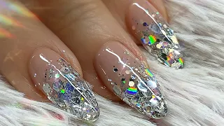 WATCH ME WORK: Holo Glass Glitter Ombre Nails (Oh, I messed these up!) #charmeme