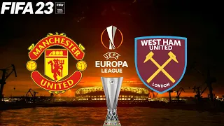 FIFA 23 | Manchester United vs West Ham United - UEFA Europa League Final - PS5 Full Match Gameplay