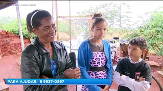 FAMÍLIA DE MENINO QUE VIVE EM BARRACA RECEBE DOAÇÕES - PARA AJUDAR: (62) 99537-0597