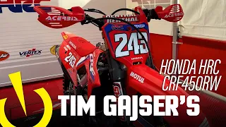 FACTORY BIKE | Tim Gajser's Honda HRC CRF450RW