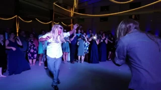 "White Chicks" dance battle at wedding reception