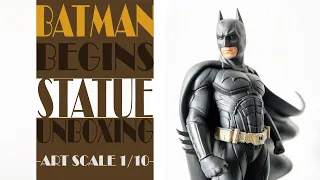 UNBOXING BATMAN BEGINS STATUE DELUXE ART-SCALE 1/10 - BY. IRON STUDIOS