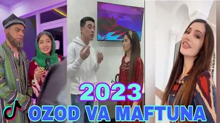 Ozod va Maftuna vinelar to'plami // TikTok videolar to'plami 2023 // TREND UZ #2