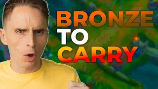 Bronze player learns how to CARRY games - LoL Coaching