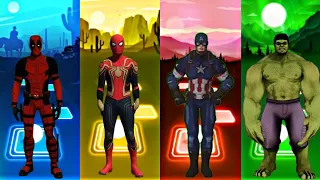 Telis Hop EDM Rush - Deadpool vs Spiderman vs Captain America vs Hulk