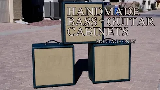 Bass and Guitar Cabinet Build, Montage Only!