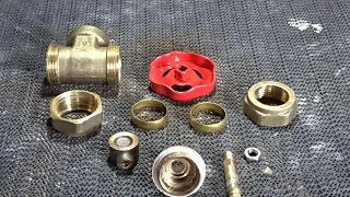 Basic plumbing / Stripping down a gate valve.