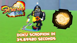 Doku-Scorpion In 34.69240 Seconds (Shindo Life)