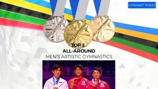 Top 3 in Men's All-Around Competition - 2022 Liverpool 51st FIG Gymnastics World Championships