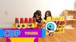 STACKING CUPS/CUP TOWER/ CUP PYRAMID