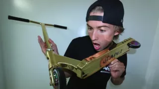 Gold scooter