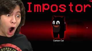 JOGANDO COM O CARTOON CAT IMPOSTOR NO AMONG US!! (Mods)