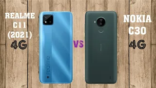 Realme C11 (2021) 4G vs Nokia C30 4G || Compare || which is best