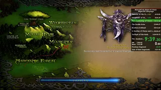 Warcraft 3: Reign of Chaos Night Elf campaign speedrun in 1:20:27 (1:19:43 IGT)