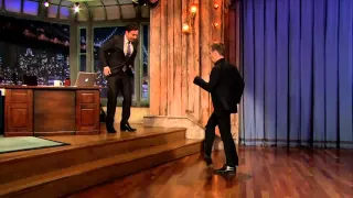 Sam Rockwell dances with Jimmy Fallon