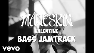 Måneskin - Valentine (Bass Guitar Backing Track) 95BPM