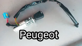 Comutador de ignição Peugeot, como retirar