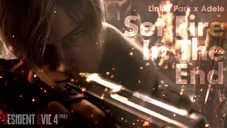 Resident Evil 4 [RE] GMV / Linkin Park x Adele - Set Fire In The End 🎵