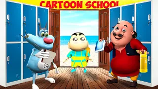 Shinchan Joining Cartoon School In GTA 5