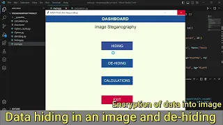 Image Steganography project using python tkinter || Hide data in pictures