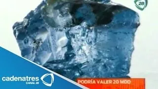 Encuentran en Sudáfrica un diamante azul valorado en 20 millones de dólares