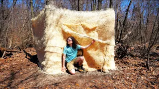 Sleeping In Straw Shelter - Proving The Big Bad Wolf Wrong