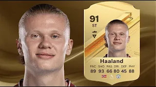 FC 24: ERLING HAALAND 91 GOLD PLAYER REVIEW I EA FC 24 ULTIMATE TEAM