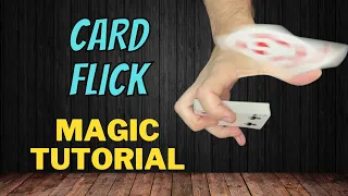 Card Flick - How to Make A Card Fly Out Of A Deck Like A Card Ninja - Magic Card Trick Tutorial
