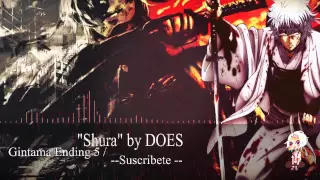 Gintama Ending 5 / "Shura" by DOES / nightcore