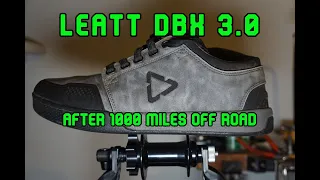 Leatt DBX 3.0 Flat Pedal Shoes. How are they holding up 1000 miles later?