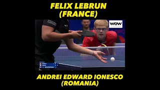 Felix Lebrun vs Andrei Edward Ionesco (European Games 2023) #tabletennis