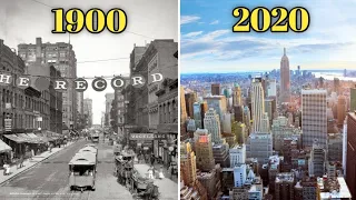 Evolution of new York city 1900 to 2021 | Evolution of New York city