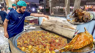 Yakhni Kabuli Pulao Making | 100+ KG Giant Rice Prepared | Dum Pukht  | Peshawar Street Food