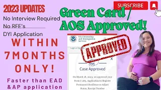 Green Card Approved! AOS & Permanent Residency Journey