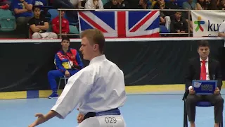 SKIEF KARATE EUROPEAN CHAMPIONSHIP 2017  FINAL KATA MEN  Aleksey Lebedev RUS  Gojushiho Dai