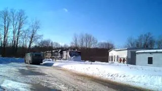 Pan am plow extra arriving in Dover,NH