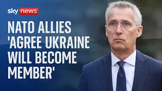 NATO allies 'agree Ukraine will become member' - Stoltenberg