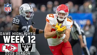 Kansas City Chiefs vs. Las Vegas Raiders Game Highlights | NFL 2023 Week 12