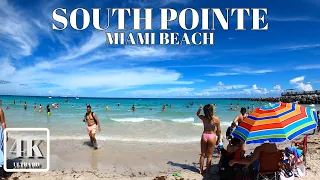 SOUTH POINTE , SOUTH BEACH , MIAMI BEACH  4K UHD 60FPS FLORIDA USA