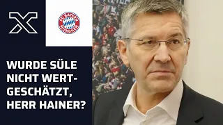 Nicht wertgeschätzt? "Fragen sie ihn, was er damit meint" - FCB-Präsident Hainer zum Süle-Abschied