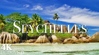 FLYING OVER SEYCHELLES (4K UHD) - Relaxing Music Along With Beautiful Nature Videos - 4K Video