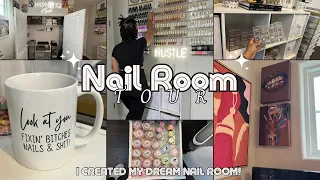 🥰MY DREAM HOME NAIL STUDIO| 100% AUTHENTICALLY ME! NAIL ROOM TOUR + NAIL ✨CHARM✨ COLLECTION (2023)
