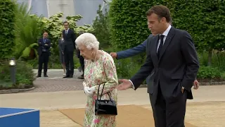 President Biden meets with the Queen and other G7 leaders