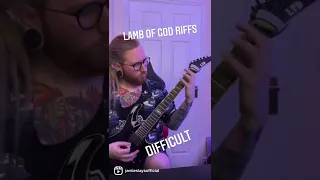 Difficult VS actually difficult. Lamb of god drop d edition