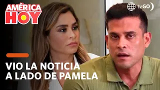 America Hoy: Christian Domínguez assured that he saw the news with Pamela Franco (TODAY)