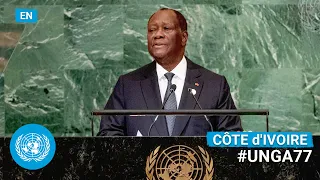 🇨🇮 Côte d'Ivoire - President Addresses United Nations General Debate, 77th Session (English) | #UNGA