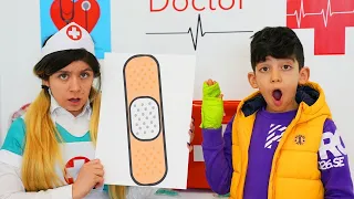 Jason y Alex fueron al médico! | El doctor enseña seguridad de los niños